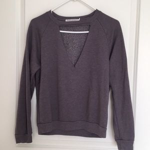 Cutout sweatshirt